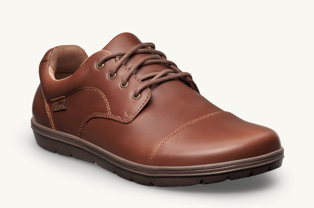 Lems Dress Shoes Men's Nine2Five Brown | YRS737LF