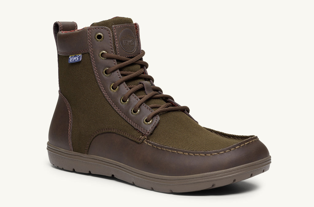 Lems Nylon Boots Men's Boulder Olive | AVM2271GQ