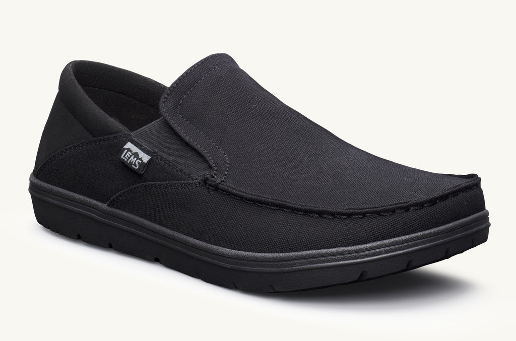 Lems Slip On Shoes Men's Drifter Black | QGE392NZ