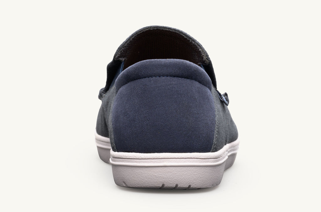 Lems Slip On Shoes Men's Drifter Grey Navy | WFU9150RL