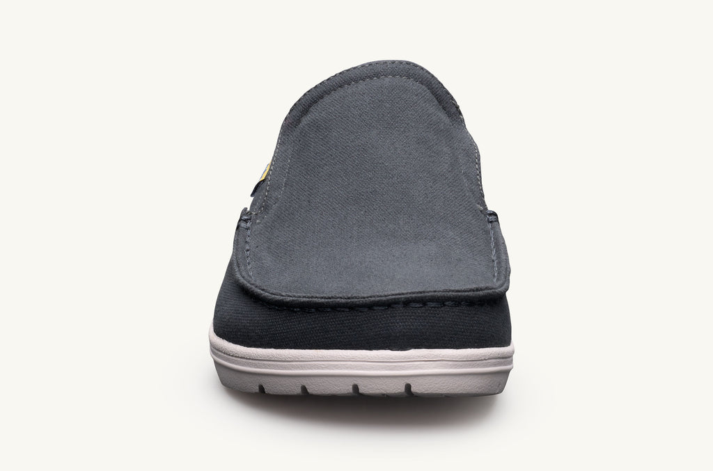 Lems Slip On Shoes Men's Drifter Grey Navy | WFU9150RL