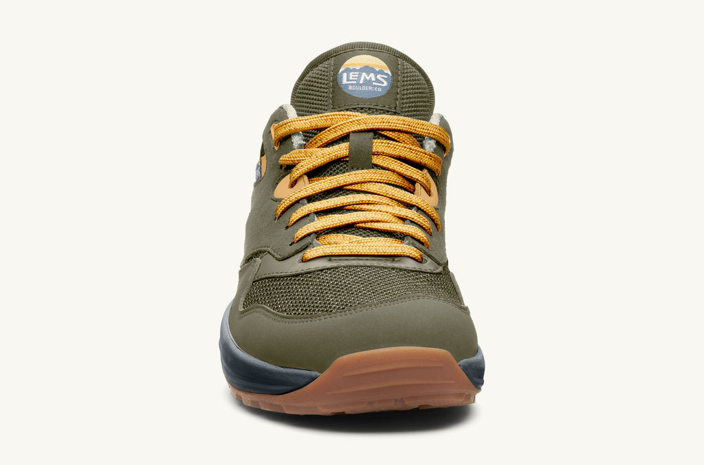 Lems Sneakers Men's Trailhead Olive Yellow | LEX4663ZW