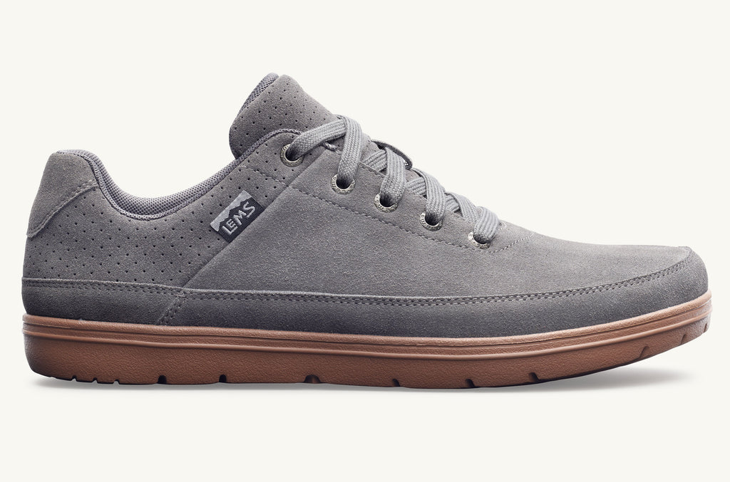 Lems Suede Shoes Men's Chillum Grey | PLZ8841DI