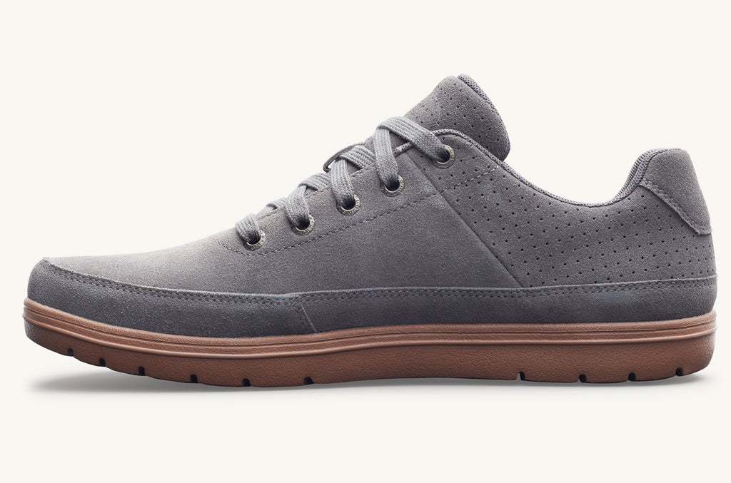 Lems Suede Shoes Men's Chillum Grey | PLZ8841DI