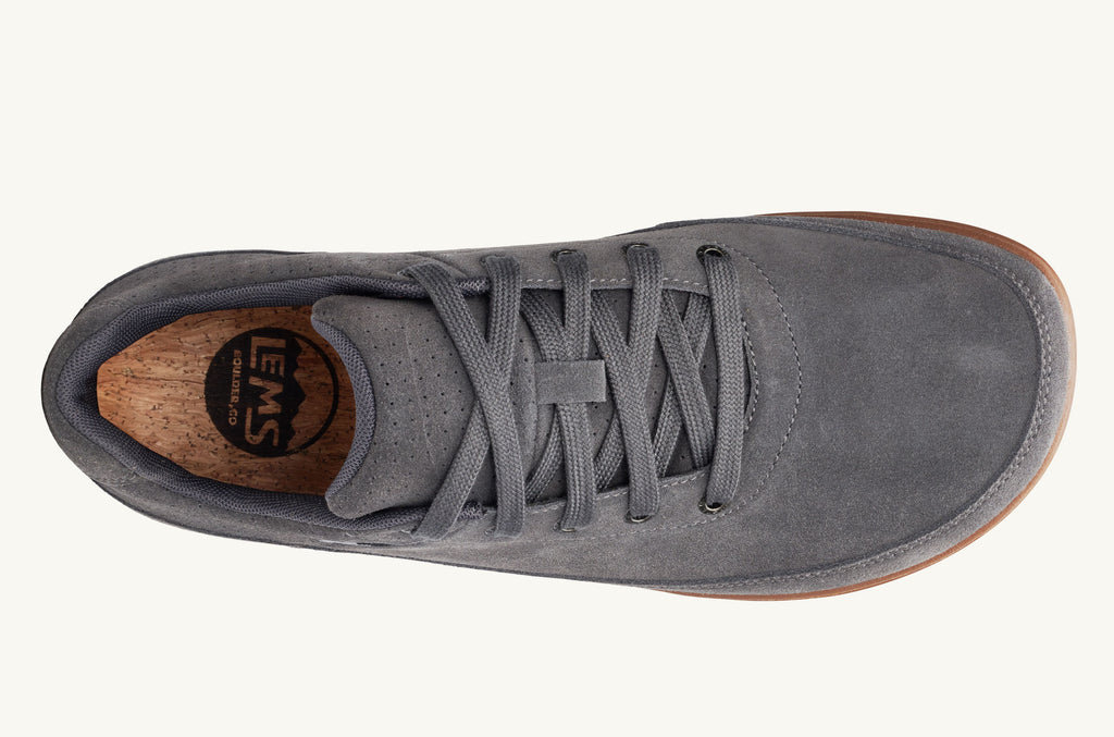 Lems Suede Shoes Men's Chillum Grey | PLZ8841DI