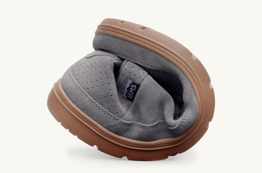 Lems Suede Shoes Men's Chillum Grey | PLZ8841DI