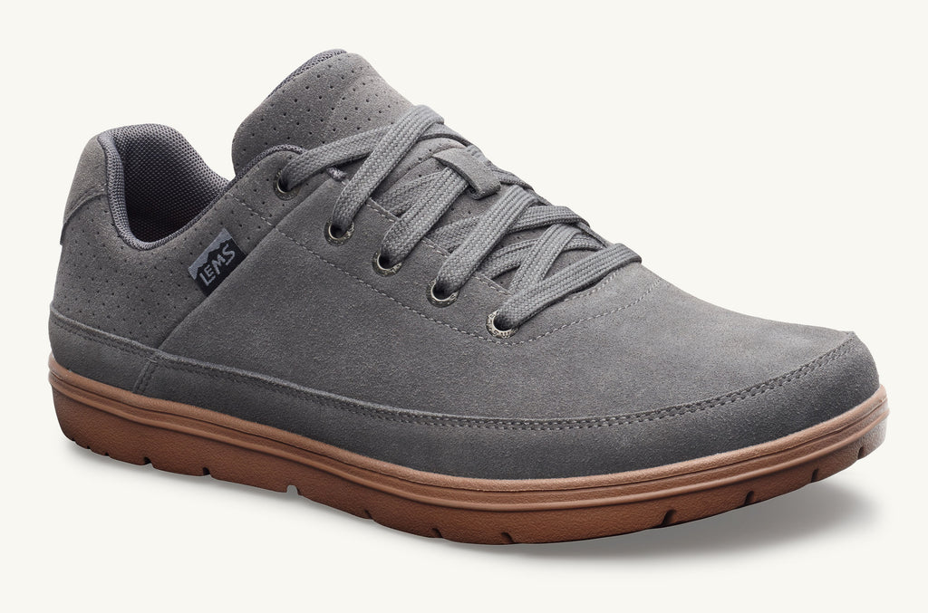 Lems Suede Shoes Men's Chillum Grey | PLZ8841DI