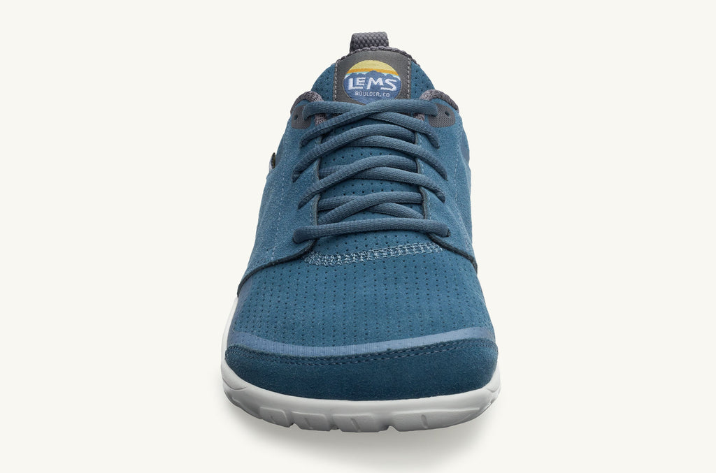 Lems Suede Sneakers Men's Primal Zen Blue | YCJ8336FG