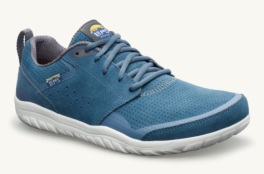 Lems Suede Sneakers Women's Primal Zen Blue | HRX213TQ