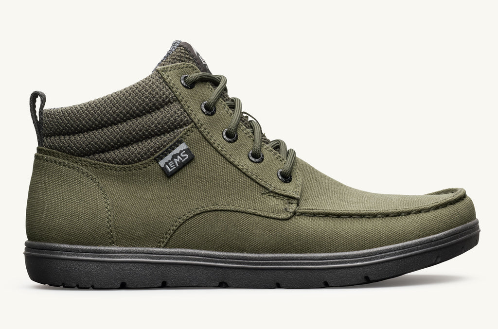 Lems Vegan Boots Men's Boulder Green | AGQ4498WC