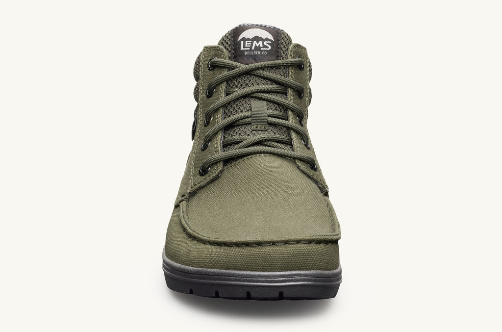 Lems Vegan Boots Men's Boulder Green | AGQ4498WC